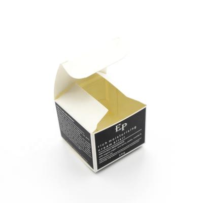 China Recyclable Cheap Recycled Custom Printed Cosmetic Facial Cream Kraft Paper Box for sale