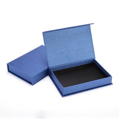 China Good Factory Made Recyclable Blue Paper Hard Product Storage Book Shape Board Box for sale