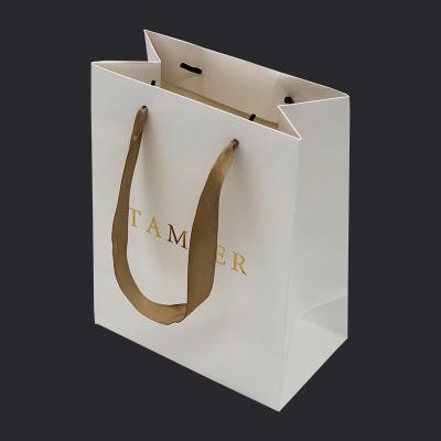 China Recyclable Wholesale Custom Paper Shopping Bags Bags With Your Own Logo for sale