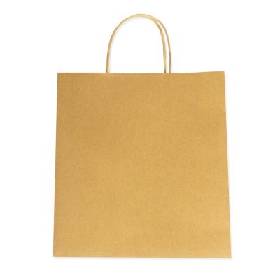 China Biodegradable wholesale cheap custom environmental luxury kraft paper bag with logo for clothing packaging for sale