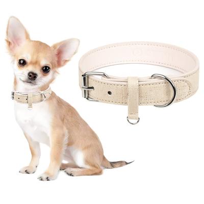 China Cooldog New Luxury Viable Designer Manufacturer Pet Custom Stainless Steel Leather Dog Collars for sale