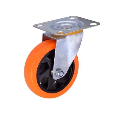 China Hand Carts PVC Shopping Cart Caster Swivel Caster Wheel For Hand Cart for sale