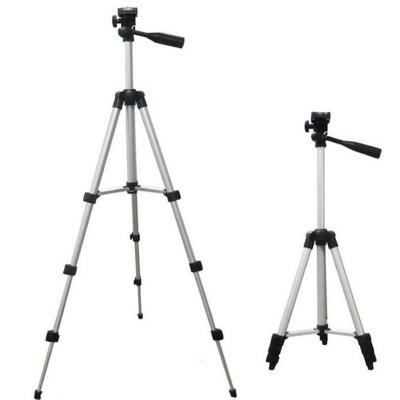 China Mini Portable Monopod Aluminum Alloy Camera Stand Tripod Folding Flexible Foldable Professional Qualified Professional Silver Tripod High for sale