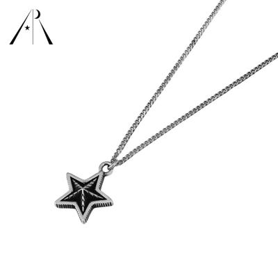 China Women's 925 Sterling Silver Star Chian Link Long Beautiful Casual/Sporty Fashion Necklace for sale