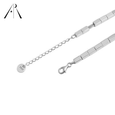 China Simple Design CLASSIC 925 Sterling Silver Cheap Handmade Liquids Bracelet for sale