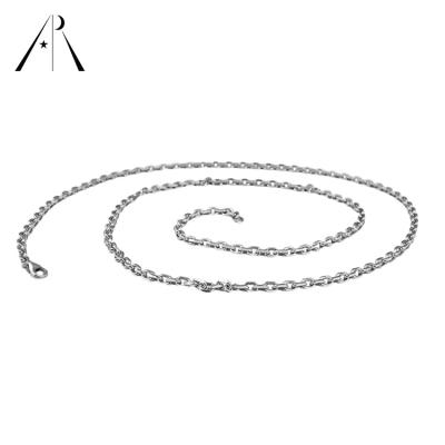 China BOHEMIA Gold Plated Geometric Thin Circle 925 Sterling Silver Necklace Design Snap Chain Special Necklace for sale