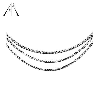 China New Design Necklace Casual / Sporty Thin Chain 925 Sterling Silver Charm Necklace For Women for sale