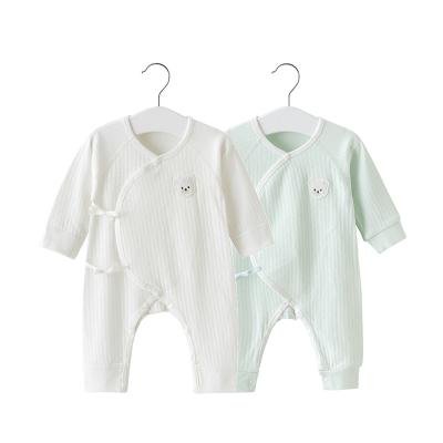 China Professional spring autumn summe supplier for 100% one-piece cotton baby rompers newborn baby clothes suit for sale