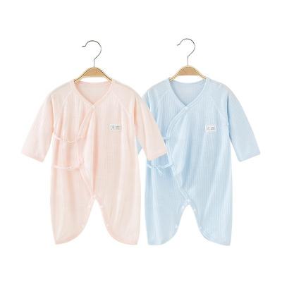 China Factory Supply Breathble Baby Clothes Solid Color Baby Clothes Summer Newborn Cozy Newborn Baby Rompers Custom Made Breathble Baby Clothes for sale