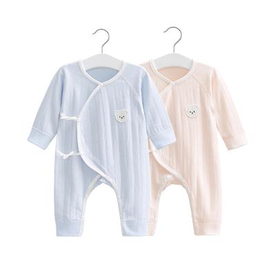 China 100% Neutral Infant Baby Clothes High Quality Cotton Newborn Baby Clothes Wholesale Breathable Comfortable Romper Jumpsuit for sale