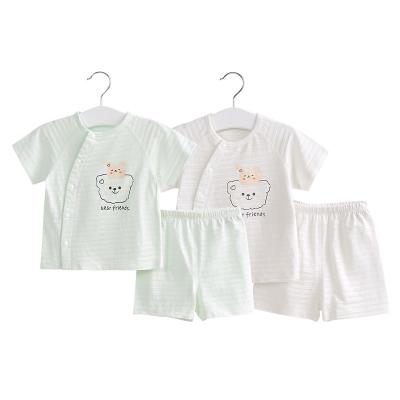 China Hot Selling Anti-wrinkle Cotton Print Romper Newborn Clothes Sets For Baby Costume for sale