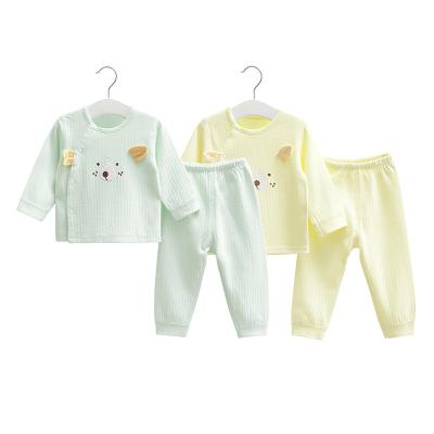 China High Quality Anti-Shrink Cotton Baby Clothes Wholesale Infant Neutral Baby Clothes Sets and Toddlers Suit for sale