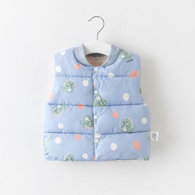 China Baby Vest Autumn Winter Anti-Shrinkage Boys and Girls Down Wear Cotton Baby Newborn Warm Vest Thick Vest for sale