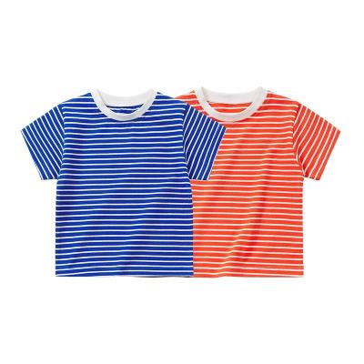 China Wholesale New Style Children's T-shirt Summer Baby Clothes Soft Short Sleeve Baby T-shirt Children's Top Clothes Anti-Shrink Scratch for sale