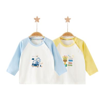 China Sale Baby Clothes Toddler Anti-Shrink Super Warm Super Soft T-shirt Long Sleeve Baby T-shirts For Spring And Autumn Wear for sale