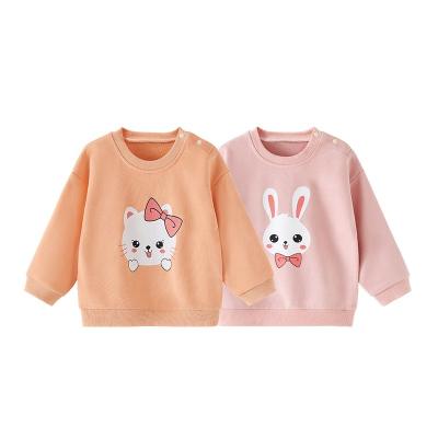 China Factory sale autumn baby boutique anti-shrink sweatershirt long sleeve children clothing boys girls tops wholesale for sale