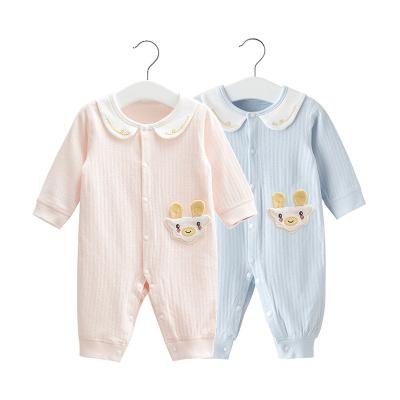 China 100% Cotton 100% Cotton Baby Clothes Long Sleeve Romper Cartoon Pajamas for Infants and Toddlers for sale