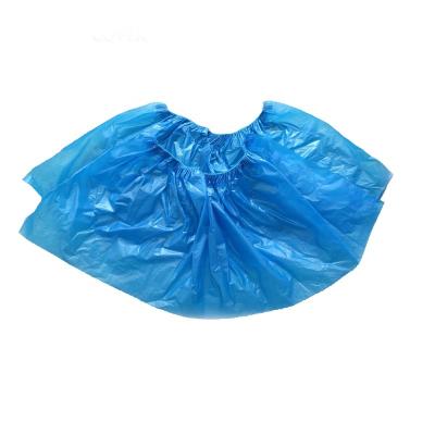 China Waterproof Disposable Plastic Medical Shoe Cover Waterproof CPE Rain Shoe Covers HDPE Shoe Cover for sale