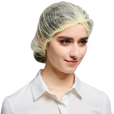 China High Breathability 2022 Hot Sale PP Hat Doctor Nurse Bouffant Cap Non Woven Medical Disposable Hair Covers with CE and ISO for sale