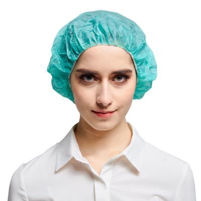 China High Breathability Hair Clip Cap Medical Disposable Non Woven Buffy Cap for sale