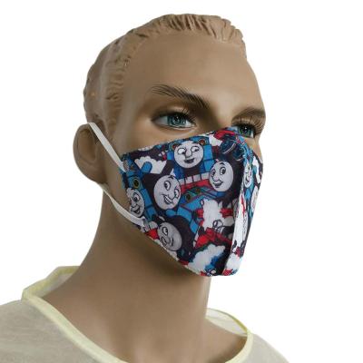 China Kid High Cartoon Face Mask Pattern Kn95 Print Breathability Medical Face Mask With Design for sale