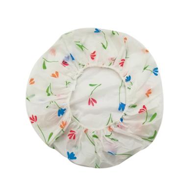 China EVA Shower Cap semi-transparent waterproof popular promotional recyclable viable for sale