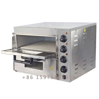 China Snack plant for home commercial restaurant equipment stainless steel commercial two deck portable electric pizza oven for sale