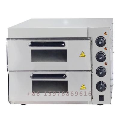 China Snack factory commercial for home two deck china for sale automatic restaurant portable electric pizza oven for sale