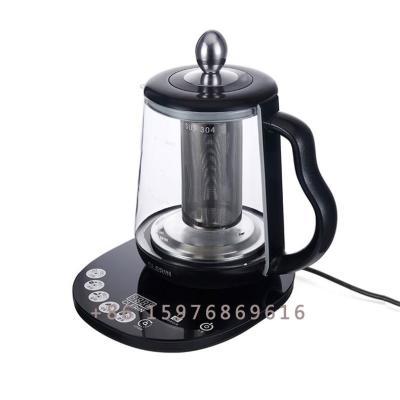 China 360 degree 110V/220v base rotation multi-functional factory direct electric full automatic tea kettle health glass pot for sale