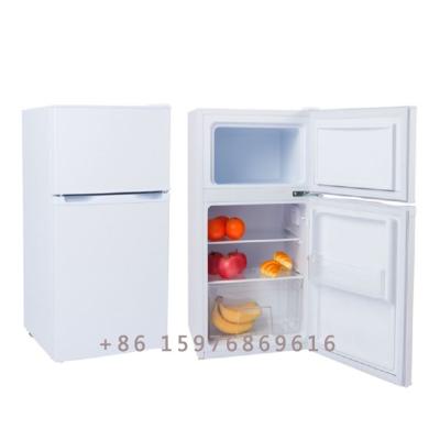 China COMPRESSOR 85 L home / hotel portable double doors defrost top-freezer refrigerator fridge for sale