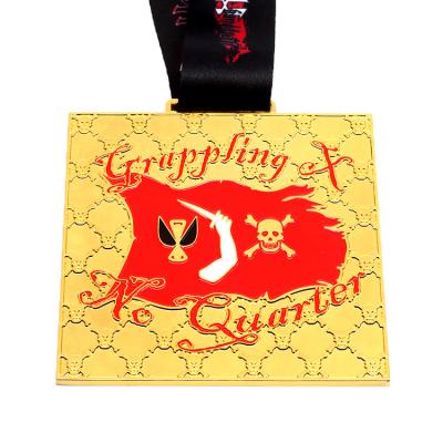 China Europe Promotion Free Sample Metal New Zealand Medal Skating Custom for sale