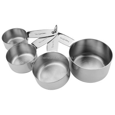 China 4 Pcs Sustainable Stainless Steel Cute Cute Measuring Cup for sale