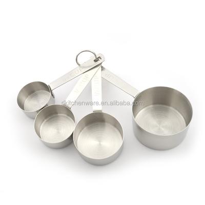 China Kitchen Sustainable 4 Pcs Stainless Steel Measuring Cup And Spoon Smart Sets Of Accessories for sale