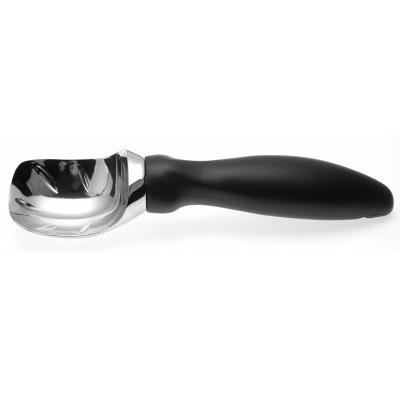 China Amazon Sustainable Heavy Duty Zinc Alloy Ice Cream Scoop With PP Handle for sale