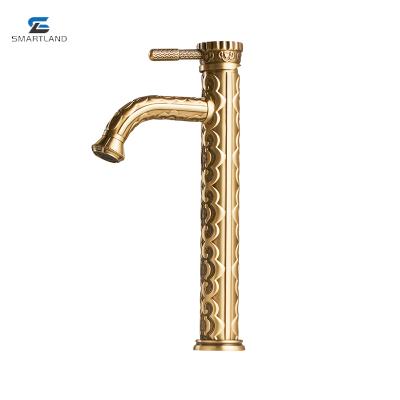 China Unique Universal Filter Sink Faucet Fancy Design Metered Brass Faucets Splashing Brass Faucets for sale