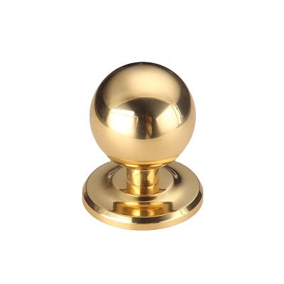 China Mid Century Antique Gold Bronze French Solid Brass Door Pull Knobs Set for sale