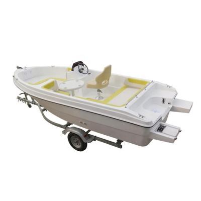 China 2019 Panga Boat CE Cheap Price 5m Long Panga Fiberglass Material Fishing Work Barge for sale