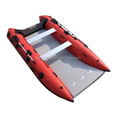 China High Quality Family Entertainment PVC Sailing Inflatable Catamaran Boat In China for sale