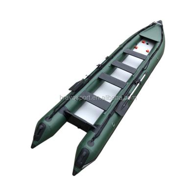 China Family entertainment made in china inflatable 490 kayak inflatable boat kaboat for fishing for sale