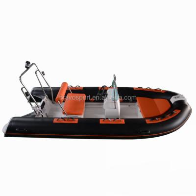 China PVC Rowing Boat For Fishing 390 Price Yacht Zodiac Luxury Inflatable Fiberglass Used Fishing Boat For Sale for sale