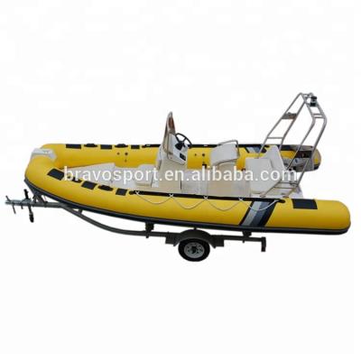 China PVC Rowing Boat For Fishing Made In China PVC Hull Or Hypalon Fiberglass Hull 520 Rib Inflatable Boat for sale