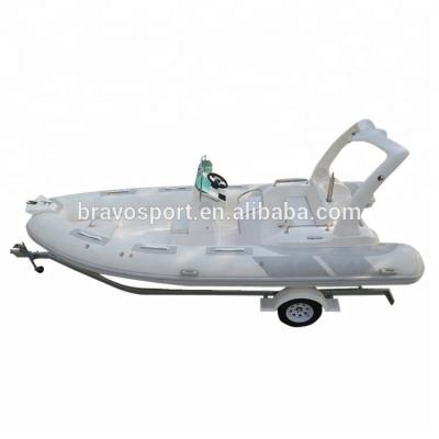 China PVC Rowing Boat For Fishing Fiberglass Rib Boats Fishing For Sale China 580 Hypalon Speed ​​Sports Yacht Inflatable for sale