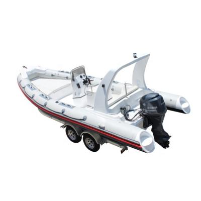 China PVC Rowing Boat For Fishing Cheap China CE Fiberglass Hull RIB 680 Inflatable Boat Yacht Luxury Boat for sale