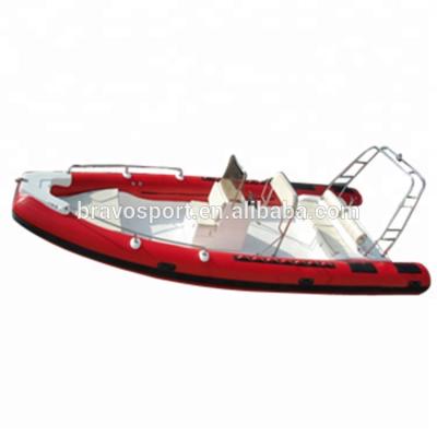 China PVC Rowing Boat For Fishing CE Fiberglass Sale Hull RIB 680 Master The Sport Fishing Yacht for sale