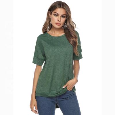 China Anti-wrinkle tops for women 2022 summer fashion casual v-neck women tops for sale