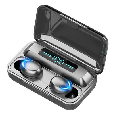 China Support charging F9-5 mobile phone LED display phone fio ouvido sem earphone fio audifonos auriculares BT 5.0 wireless wireless earbuds for sale