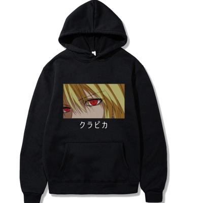 China Hunter X Hunter Kurapika Eyes Hoodies Harajuku Anime Cosplay Pullover Men Women Tops Anti-wrinkle Loose Casual Hoodies for sale