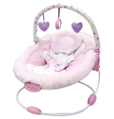 China EUROPE Style Hot Sale Safety Chairs Beautiful Baby Swing Bouncer Electric Foldable Rocking Chair Baby for sale