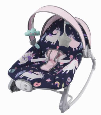 China Modern Hot Selling Chair Baby Indoor Adjustable Functional Bouncer Chairs With Vibration Baby High Rocker Chair for sale