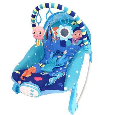 China Multifunctional Safety Safety Baby Swing Adjustable Bouncer Chairs with Music Vibration Baby Rocker for sale